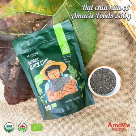 Hạt Chia Organic Amavie 250gr